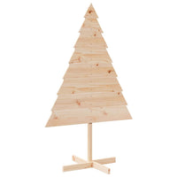 Albero di Natale Decorativo in Legno 150 cm in Legno Massello 4019701