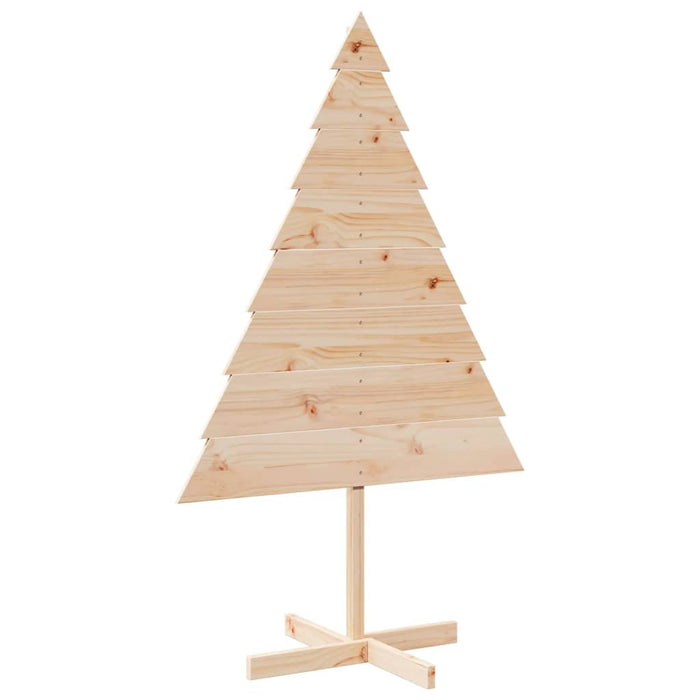 Albero di Natale Decorativo in Legno 150 cm in Legno Massello 4019701