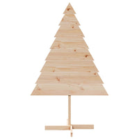 Albero di Natale Decorativo in Legno 150 cm in Legno Massello 4019701