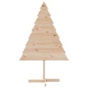 Albero di Natale Decorativo in Legno 150 cm in Legno Massello 4019701