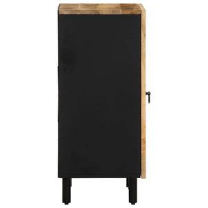 Credenza 40x33,5x75 cm in Legno Massello di Mango Grezzo 4018652