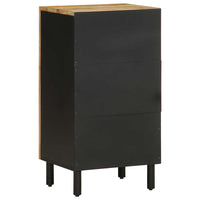 Credenza 40x33,5x75 cm in Legno Massello di Mango Grezzo 4018652