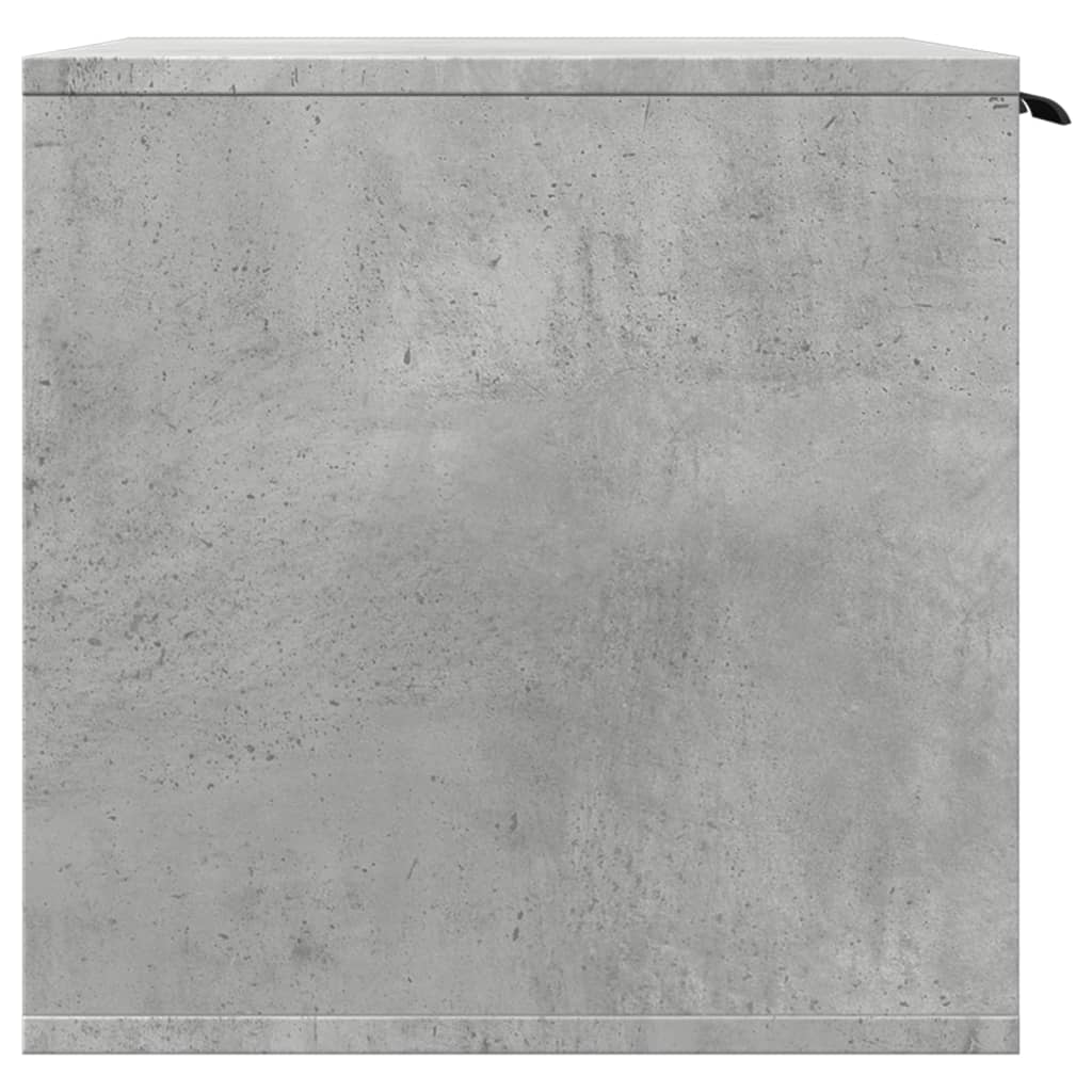 Recinto Lettiera Gatti Grigio Cemento 60x40x40 cm in Truciolato 857727