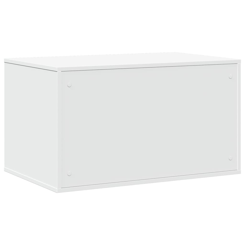 Recinto per Lettiera per Gatti Bianco 80x50x45 cm in Truciolato 857733