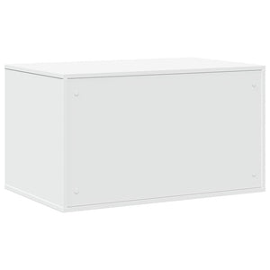 Recinto per Lettiera per Gatti Bianco 80x50x45 cm in Truciolato 857733