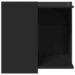 Recinto per Lettiera per Gatti Nero 53x53x51 cm in Truciolato 857752