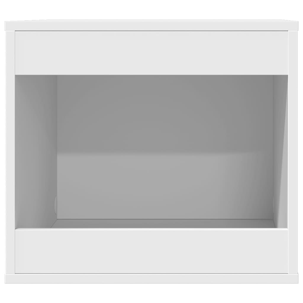 Recinto Lettiera Gatti Bianco 47x59x42 cm in Truciolato 857760