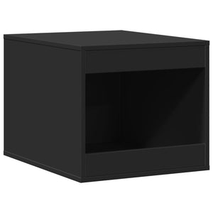 Recinto per Lettiera per Gatti Nero 47x59x42 cm in Truciolato 857761