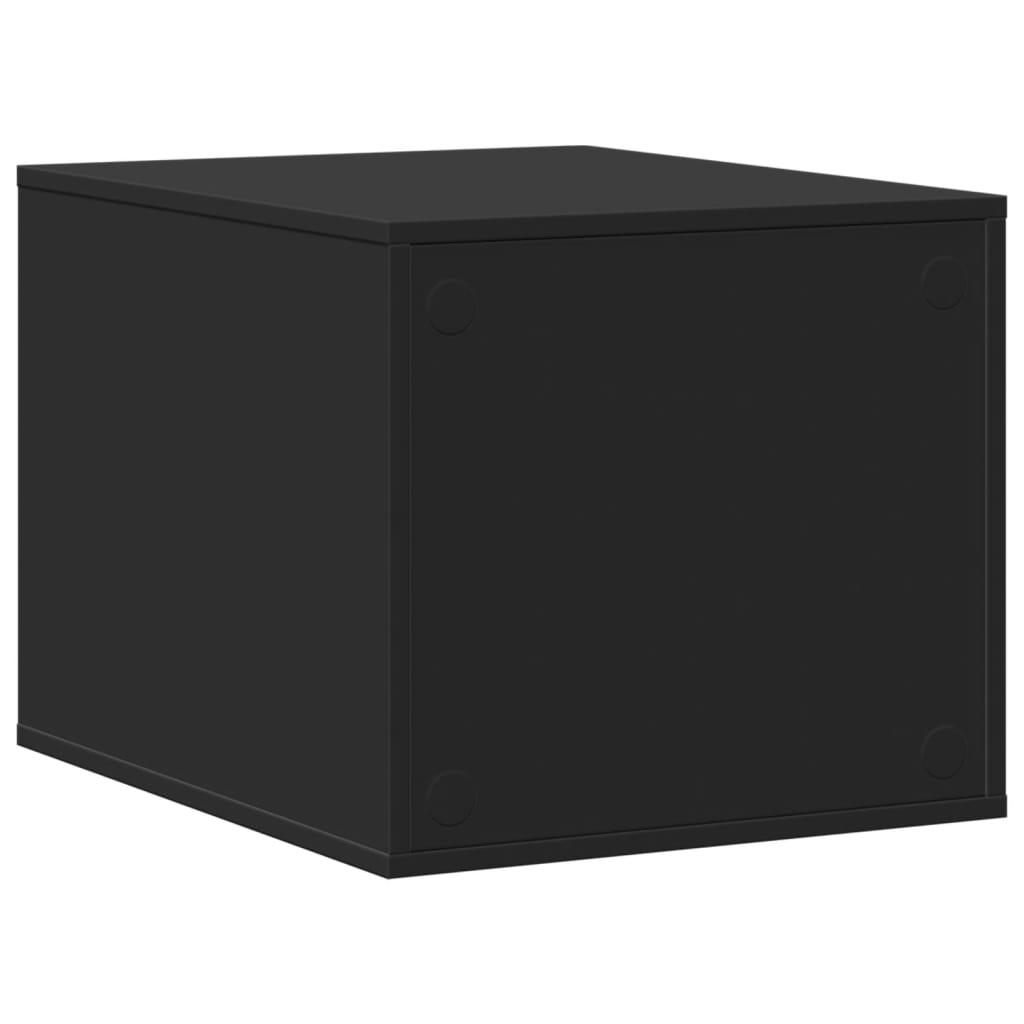 Recinto per Lettiera per Gatti Nero 47x59x42 cm in Truciolato 857761