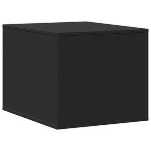 Recinto per Lettiera per Gatti Nero 47x59x42 cm in Truciolato 857761