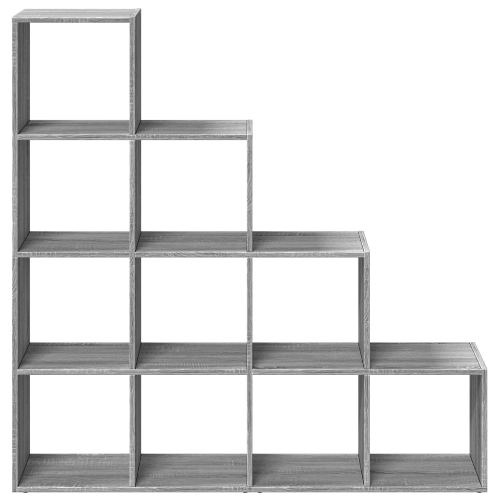 Libreria 4 Ripiani Grigio Sonoma 131,5x29x131,5 cm Truciolato 857972