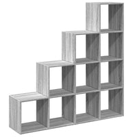 Libreria 4 Ripiani Grigio Sonoma 131,5x29x131,5 cm Truciolato 857972