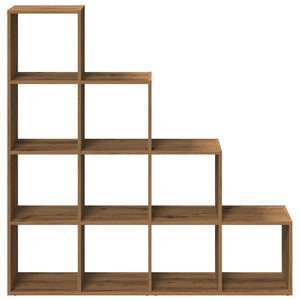 Libreria a 4 Ripiani Rovere 131,5x29x131,5 cm in Truciolato 857975