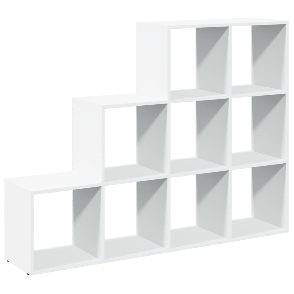 Libreria Divisorio 3 Ripiani Bianca 137,5x29x103,5cm Truciolato 857976