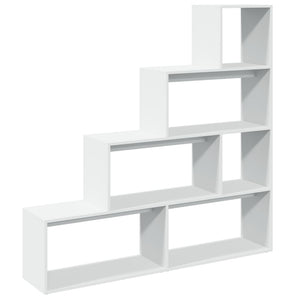 Libreria Divisorio 4 Ripiani Bianca 143,5x29x143,5cm Truciolato 857994