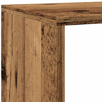 Libreria a 4 Ripiani Legno Vecchio 143,5x29x143,5 cm Truciolato 858001