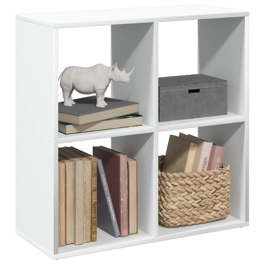 Libreria Divisorio Bianca 69,5x29x69,5 cm in Truciolato 858003