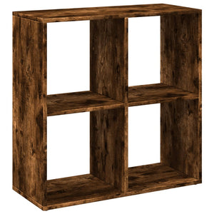 Libreria Divisorio Rovere Fumo 69,5x29x69,5 cm in Truciolato 858007