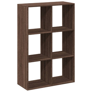 Libreria Divisorio Rovere Marrone 69,5x29x103,5cm in Truciolato 858018