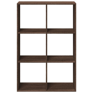 Libreria Divisorio Rovere Marrone 69,5x29x103,5cm in Truciolato 858018