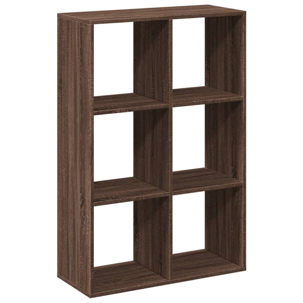 Libreria Divisorio Rovere Marrone 69,5x29x103,5cm in Truciolato 858018