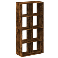 Libreria Divisorio Rovere Fumo 69,5x29x137,5cm in Truciolato 858025