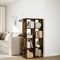 Libreria Divisorio Rovere Fumo 69,5x29x137,5cm in Truciolato 858025