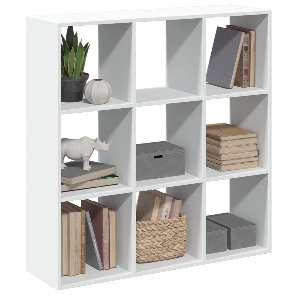 Libreria Divisorio Bianca 102x29x103,5 cm in Truciolato 858039