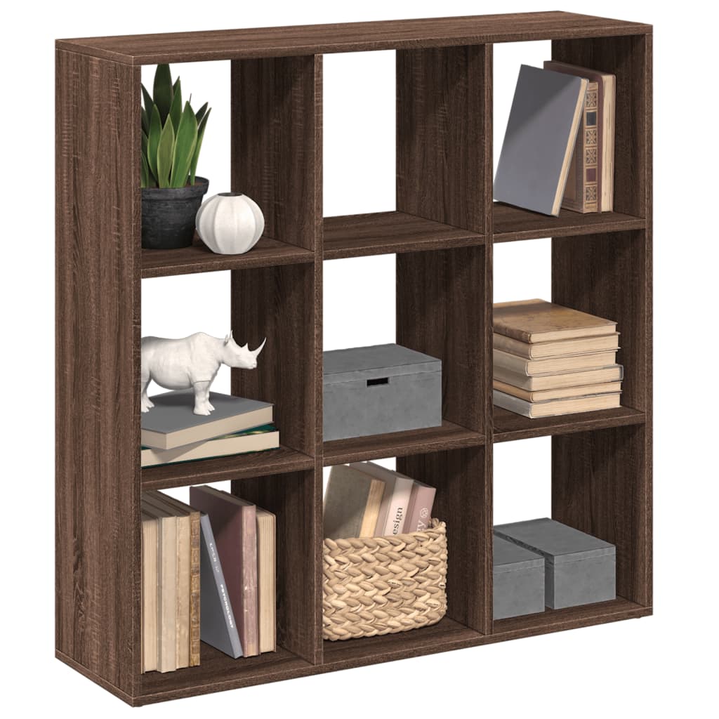 Libreria Divisorio Rovere Marrone 102x29x103,5 cm in Truciolato 858045