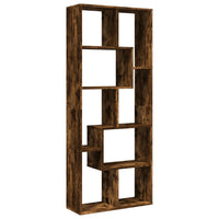 Libreria Divisorio Rovere Fumo 67x25x161,5 cm in Truciolato 858079