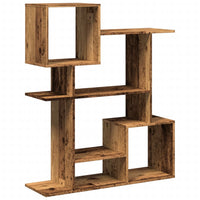 Libreria Divisorio Legno Antico 92x29x112 cm in Truciolato 858127