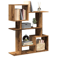 Libreria Divisorio Legno Antico 92x29x112 cm in Truciolato 858127