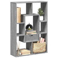 Libreria Grigio Sonoma 63x20x90 cm in Truciolato 858143