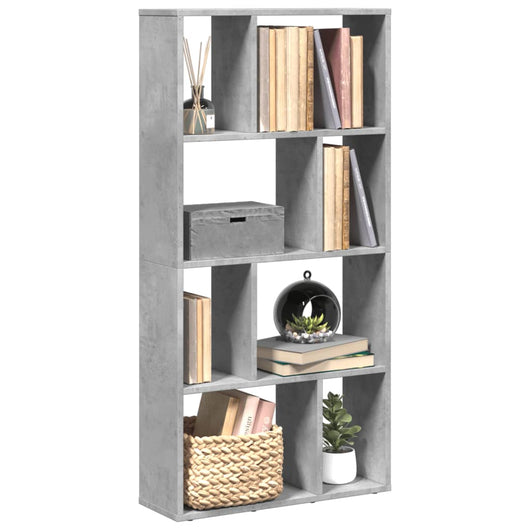 Libreria Grigio Cemento 60x20x120 cm in Truciolato 858150