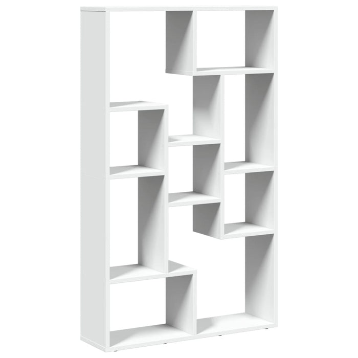 Libreria Bianca 72x20x120 cm in Truciolato 858156