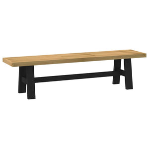 Panca Pranzo NOAIN Gambe a Forma A 180x40x45 cm Legno Massello 4100048