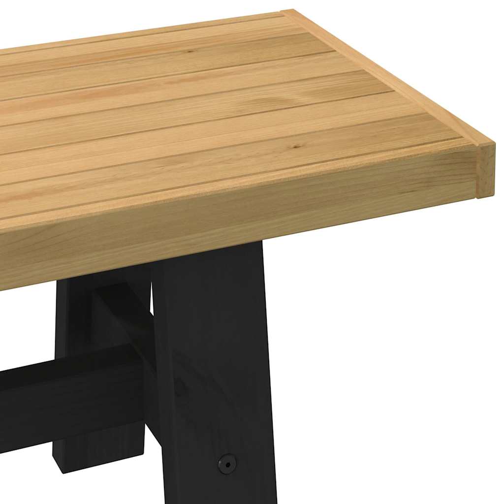 Panca Pranzo NOAIN Gambe a Forma A 180x40x45 cm Legno Massello 4100048