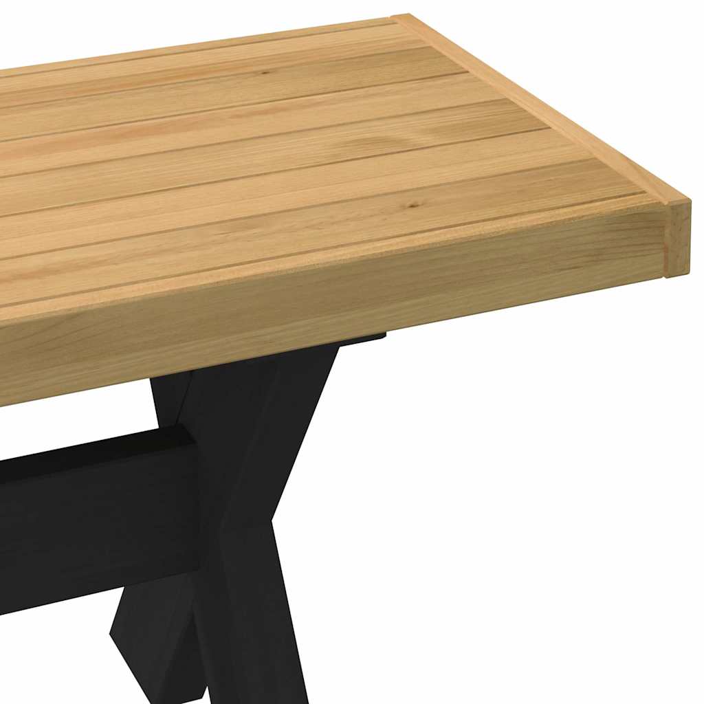 Panca Pranzo NOAIN Gambe a Forma X 180x40x45 cm Legno Massello 4100049