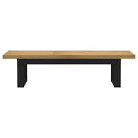 Panca Pranzo NOAIN Gambe a Forma U 180x40x45 cm Legno Massello 4100050