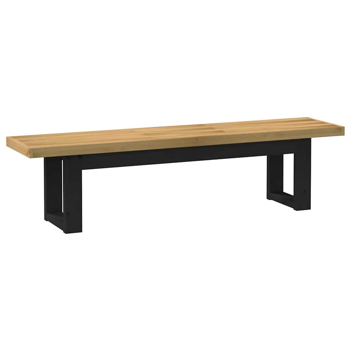 Panca Pranzo NOAIN Gambe a Forma U 180x40x45 cm Legno Massello 4100050