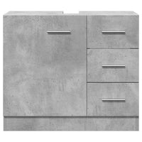 Mobile Sottolavabo Grigio Cemento 63x30x54 cm Legno Multistrato 858318