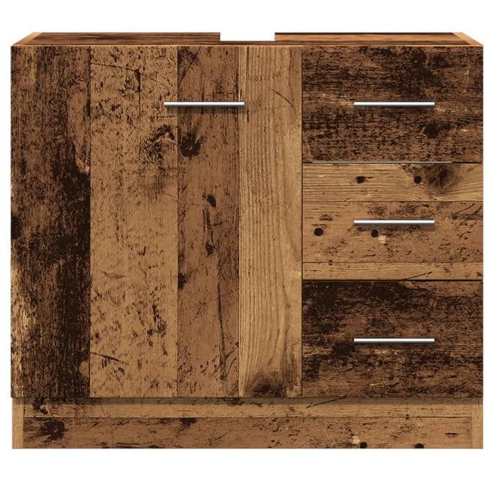 Mobile Sottolavabo Legno Vecchio 63x30x54 cm in Truciolato 858323