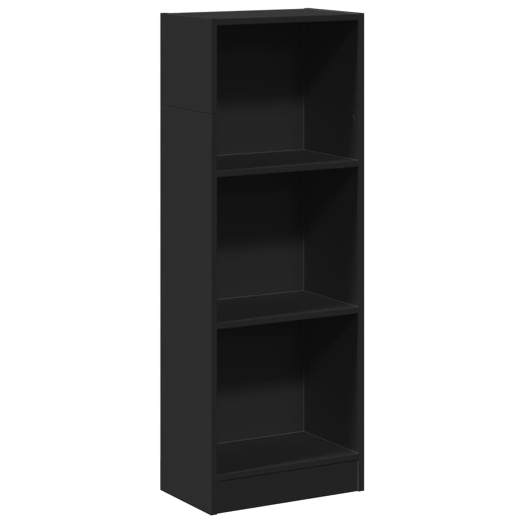 Libreria Nera 40x24x109 cm in Truciolato 857775