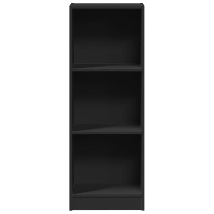 Libreria Nera 40x24x109 cm in Truciolato 857775