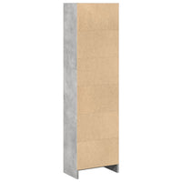 Libreria Grigio Cemento 40x24x143 cm in Truciolato 857786