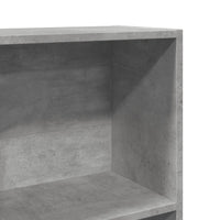 Libreria Grigio Cemento 40x24x143 cm in Truciolato 857786