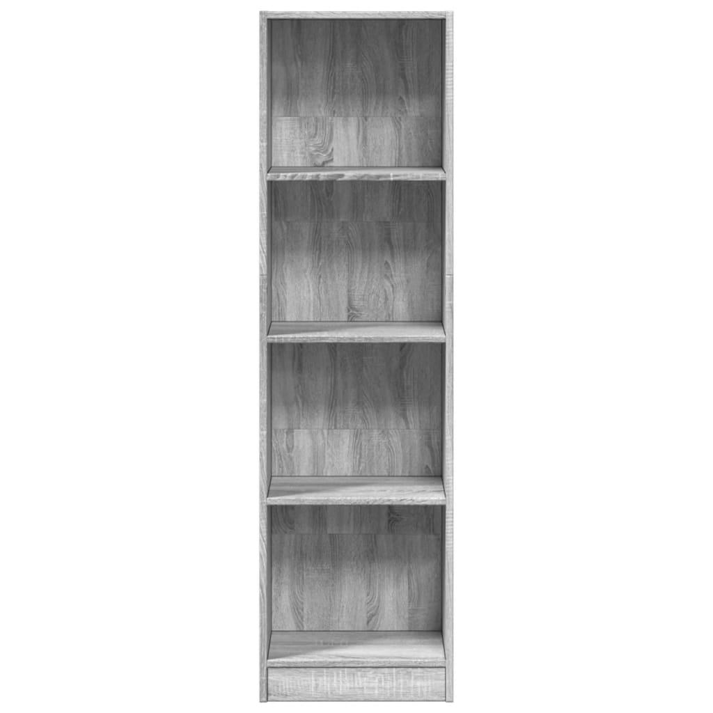 Libreria Grigio Sonoma 40x24x143 cm in Legno Multistrato 857788