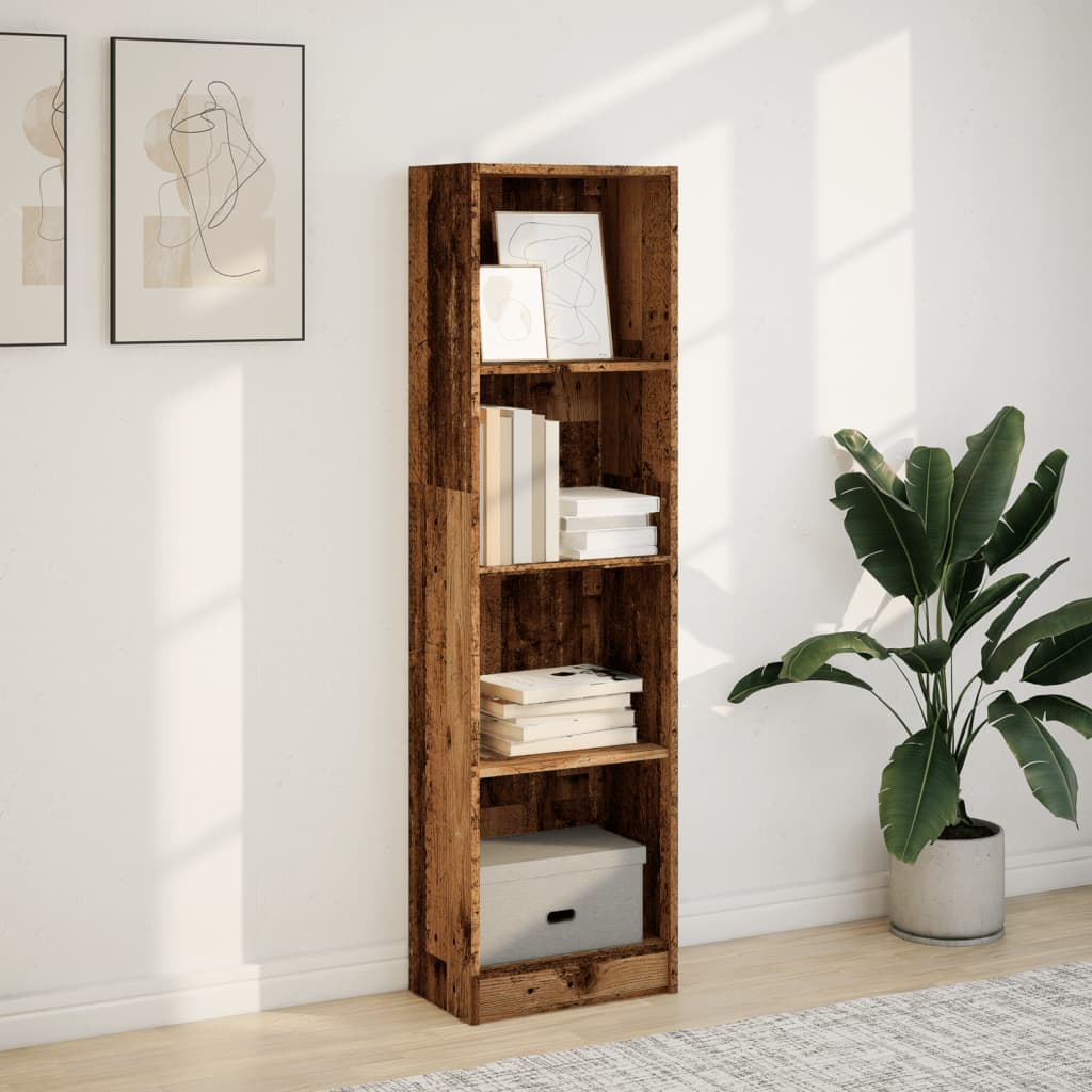 Libreria Legno Antico 40x24x143 cm in Truciolato 857790