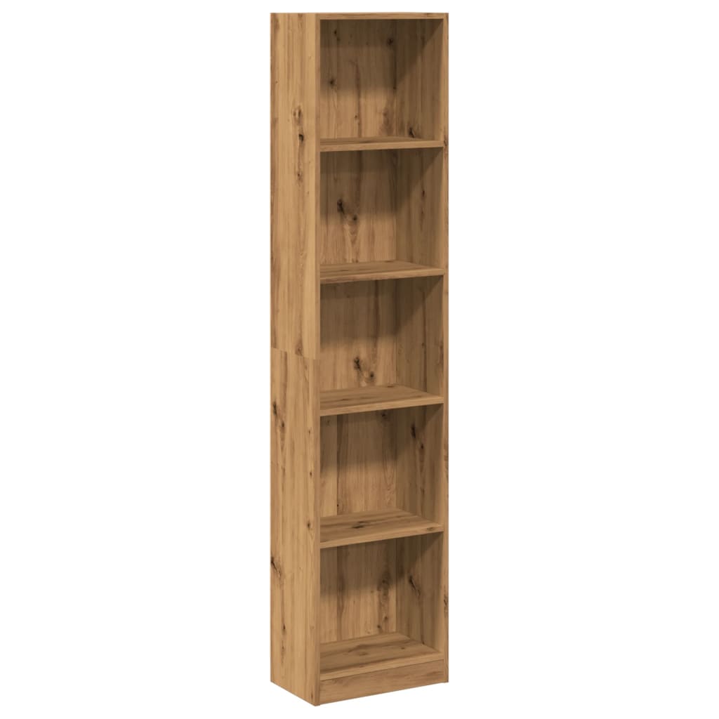 Libreria Rovere Artigianale 40x24x176 cm in Legno Multistrato 857800