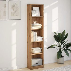 Libreria Rovere Artigianale 40x24x176 cm in Legno Multistrato 857800